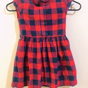 Checkered red dress from gap kids